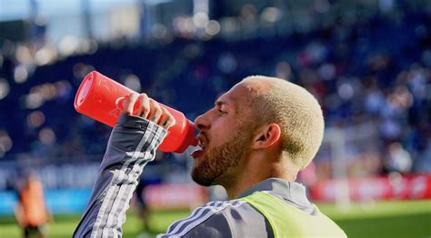 Can footballers drink milk?