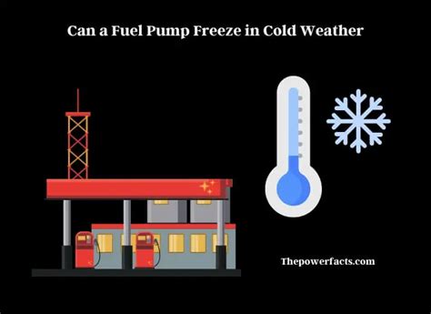Can fuel pumps freeze?