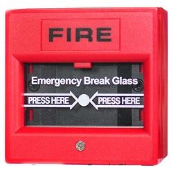 Can glass break from fire?