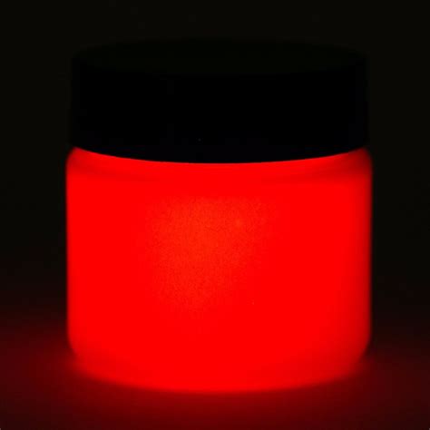 Can glow-in-the-dark be red?
