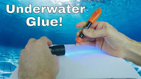 Can glue stick underwater?