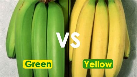 Can green bananas turn yellow?