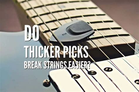 Can guitar picks break?