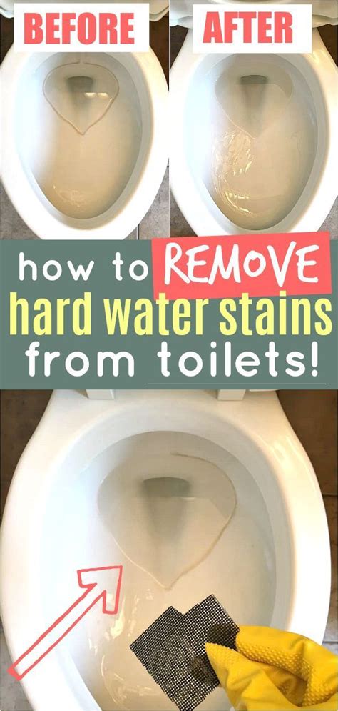 Can hard water stains be removed?