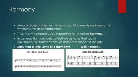 Can harmony be higher than melody?