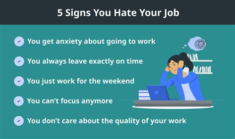 Can hating your job cause anxiety?