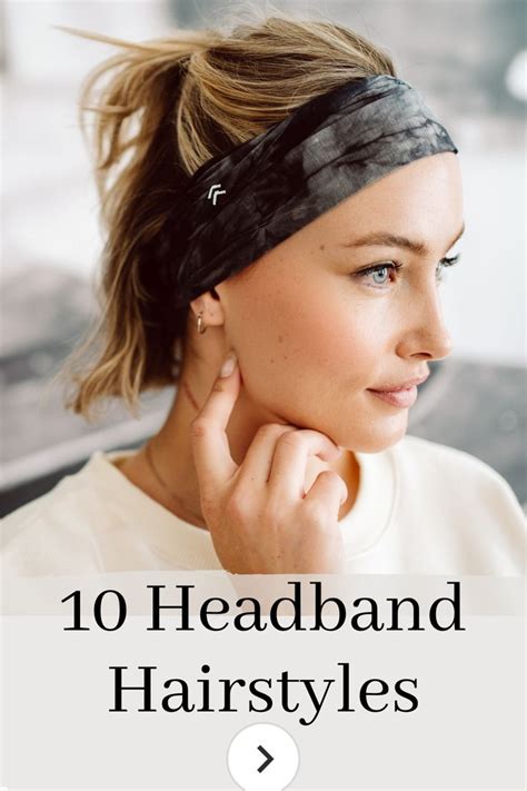 Can headbands be worn with short hair?