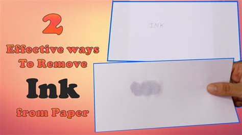 Can heat remove ink from paper?