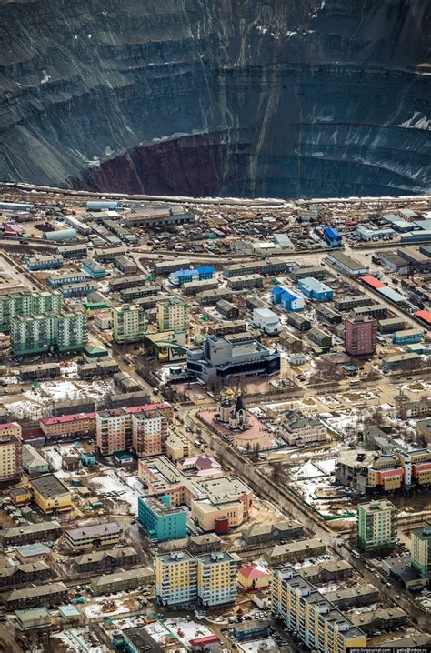 Can helicopters fly over Mirny mine?