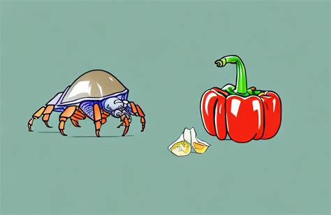 Can hermit crabs eat peppers?