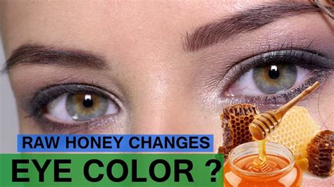 Can honey change eye colour?