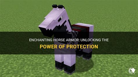 Can horse armor be enchanted?