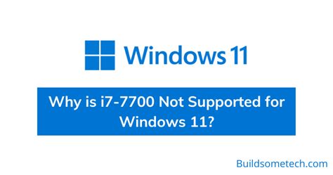 Can i7 7700 run Windows 11?