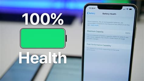 Can iPhone battery health go back to 100?