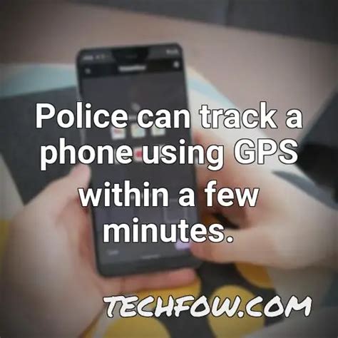 Can iPhone be tracked by police?