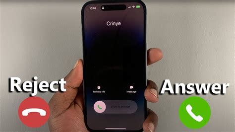 Can iPhone reject calls?