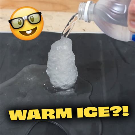 Can ice be warmer than 32?