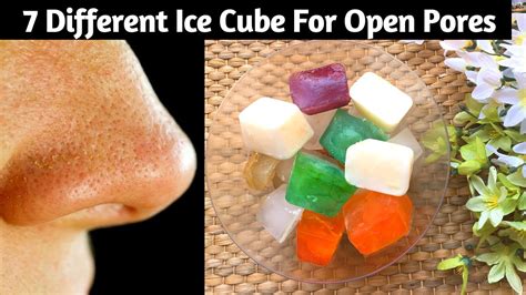 Can ice cubes close pores?