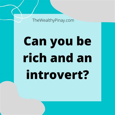 Can introverts be wealthy?