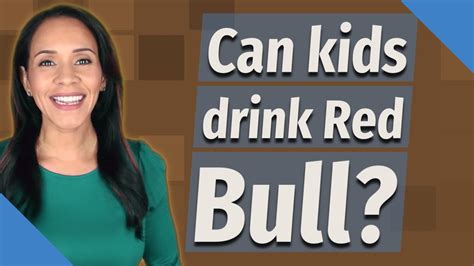 Can kids drink Red Bull?