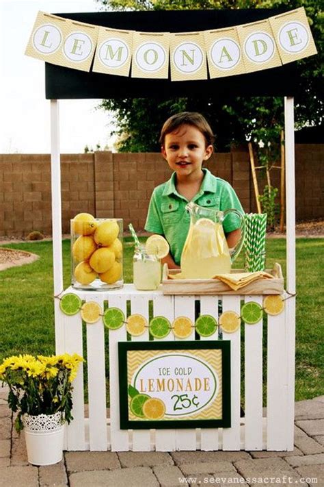 Can kids make a lemonade stand?