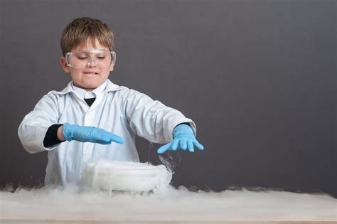 Can kids touch dry ice?