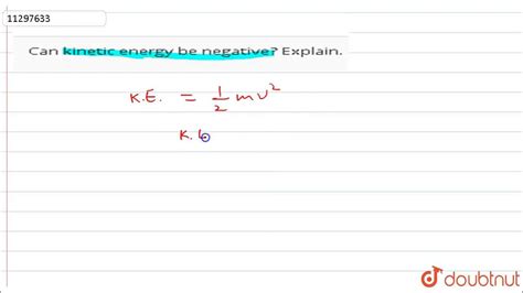 Can kinetic energy be negative in quantum mechanics?