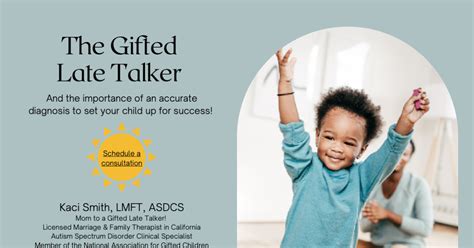 Can late talkers be gifted?
