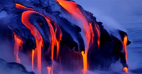 Can lava turn to ice?