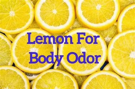 Can lemon eliminate odor?