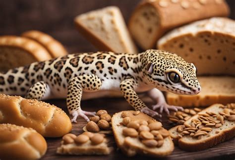 Can leopard geckos eat bread?