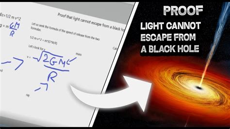 Can light escape a black hole?