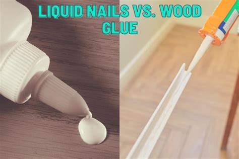 Can liquid nails be used as glue?