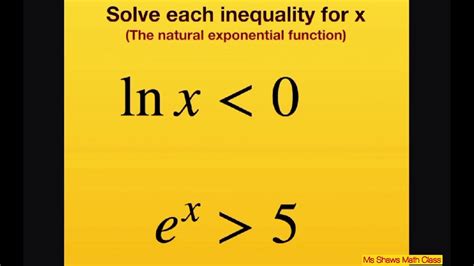 Can ln be smaller than 0?