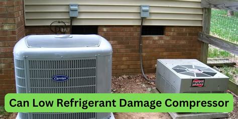 Can low refrigerant damage car compressor?
