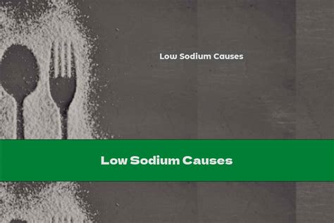 Can low sodium cause confusion?