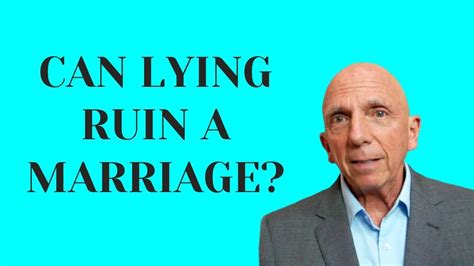 Can lying ruin a marriage?