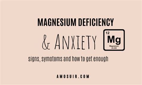 Can magnesium cause anxiety?