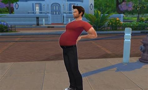 Can male Sims be pregnant?
