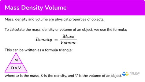 Can mass exist without volume?