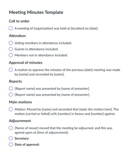 Can meeting minutes be changed after approval?