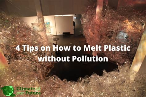 Can melted plastic stick?