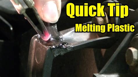 Can metal and plastic be melted together?