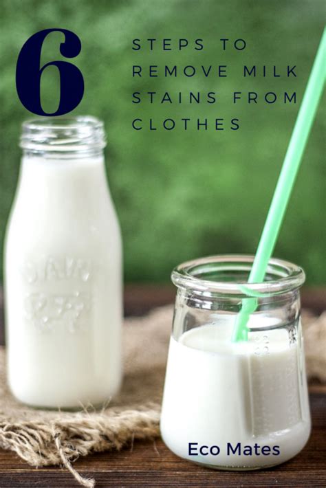 Can milk stains be removed?