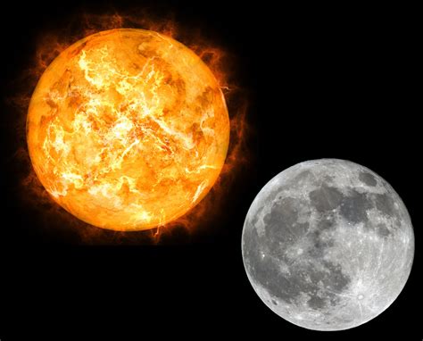 Can moon and sun be together?