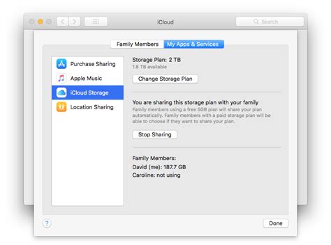 Can my family see my stuff if I share iCloud?
