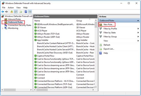 Can my firewall block Internet access?