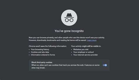 Can my parents see my incognito tabs?
