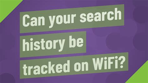 Can my search history be tracked?