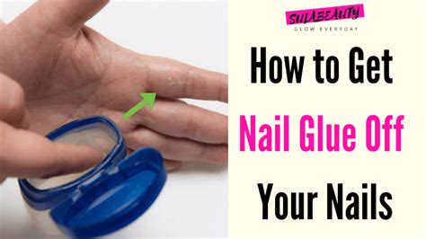 Can nail glue come off naturally?